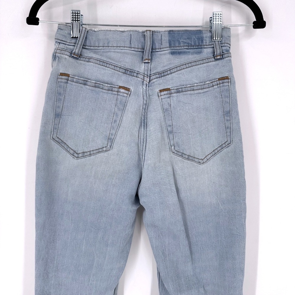 Abercrombie & Fitch Ultra High Rise Ankle Straight Jeans Distressed Size 25 - Picture 8 of 12